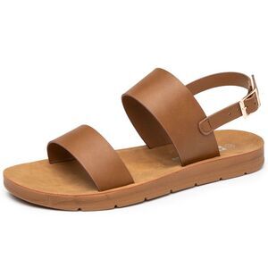 Alpine Swiss Brown Women's Sandals